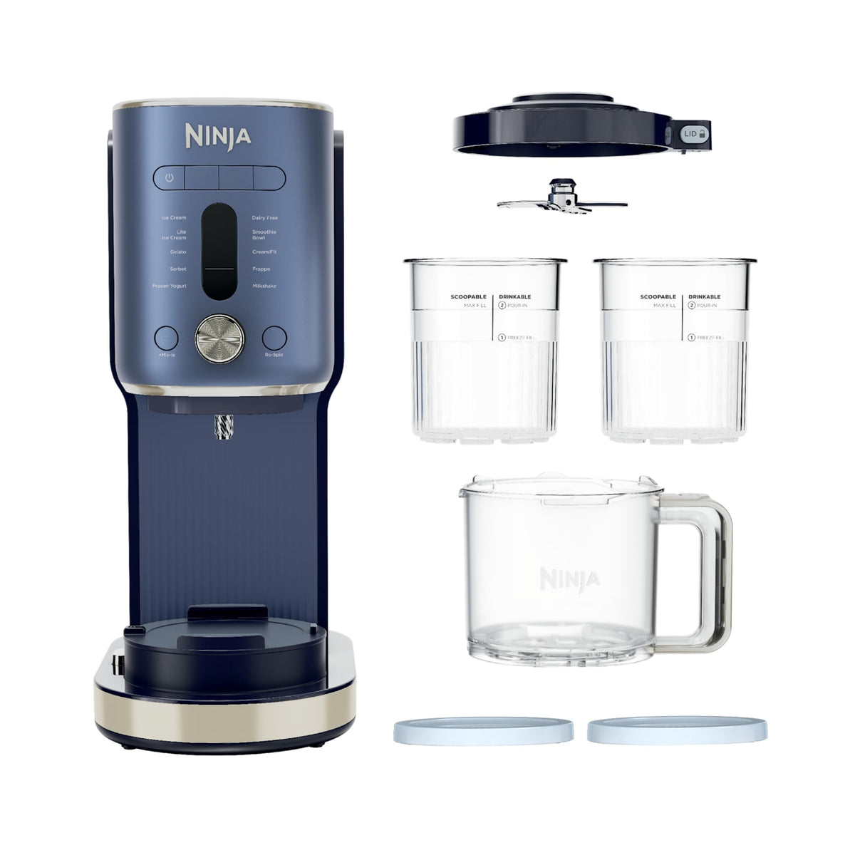 Ninja  CREAMi® Deluxe 11-in-1 Ice Cream Maker in Navy