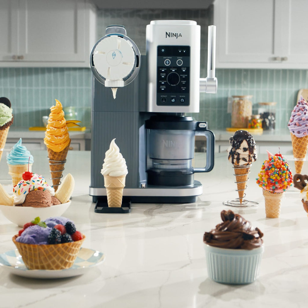 Ninja Swirl™ by CREAMi® Soft Serve & Ice Cream Machine and 2 Extra Pints Bundle