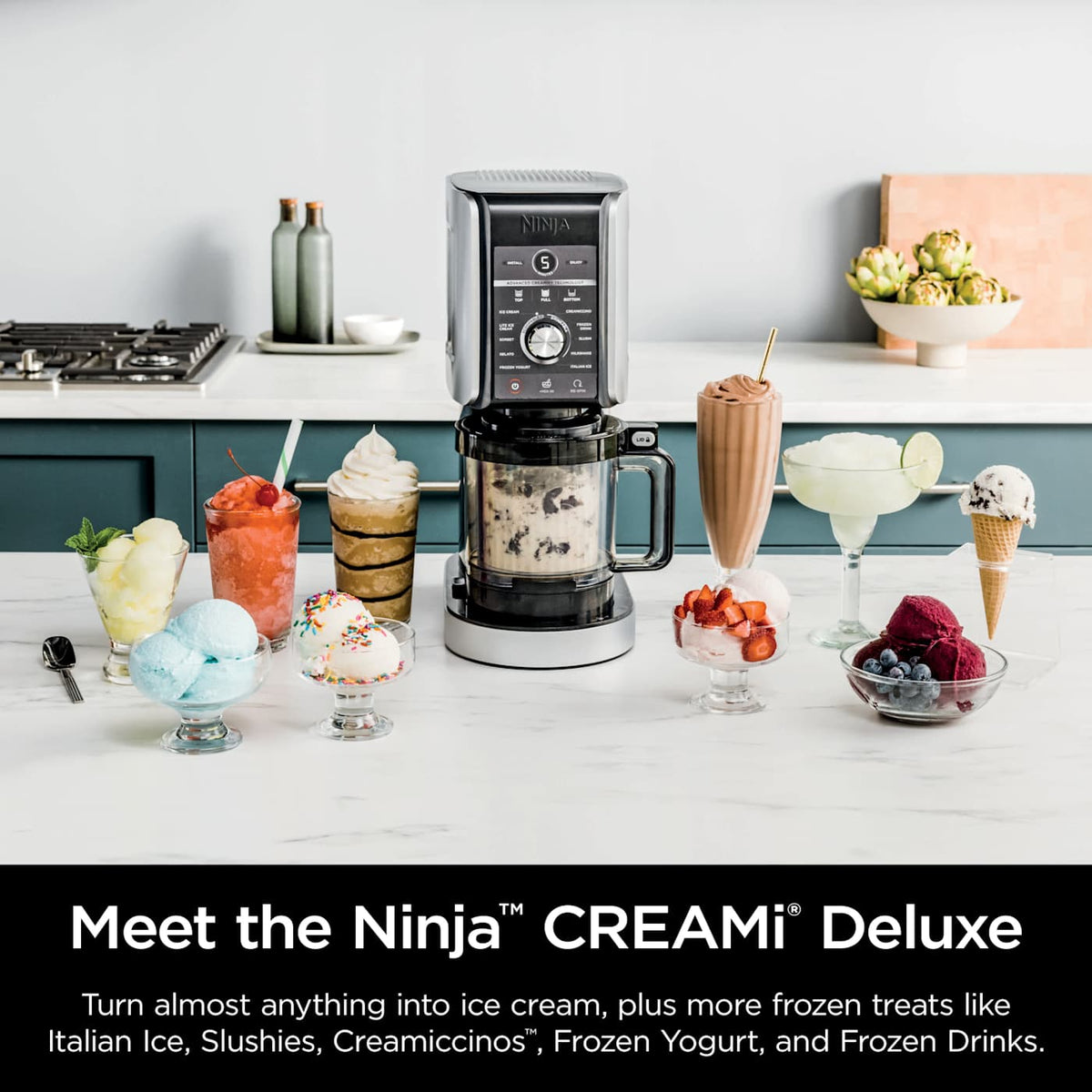 Ninja® CREAMi® XL 11-in-1 Ice Cream Maker and SLUSHi™ Frozen Drink Maker Bundle