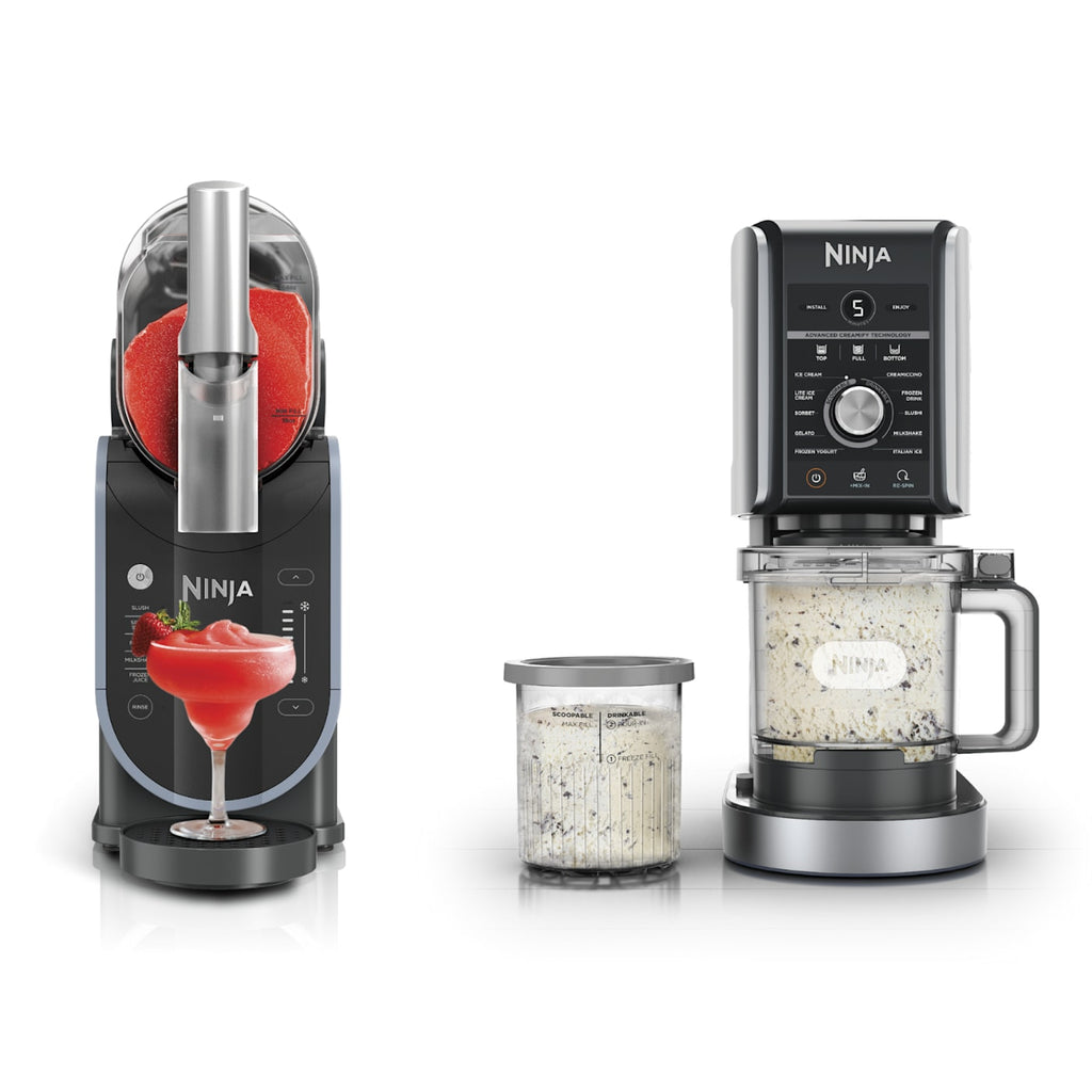 Ninja® CREAMi® XL 11-in-1 Ice Cream Maker and SLUSHi™ Frozen Drink Maker Bundle