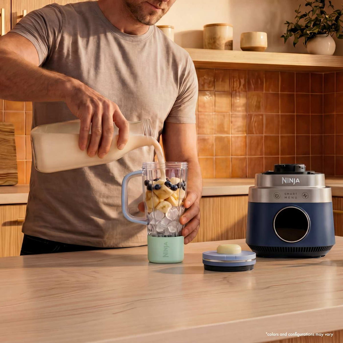 Ninja CrushBOSS™ 3-in-1 Blender, Tumbler & Food Processor in Onyx