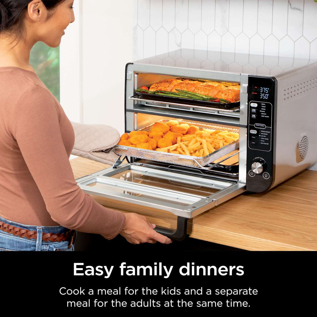 Ninja® DCT401C 12-in-1 Double Oven with FlexDoor™