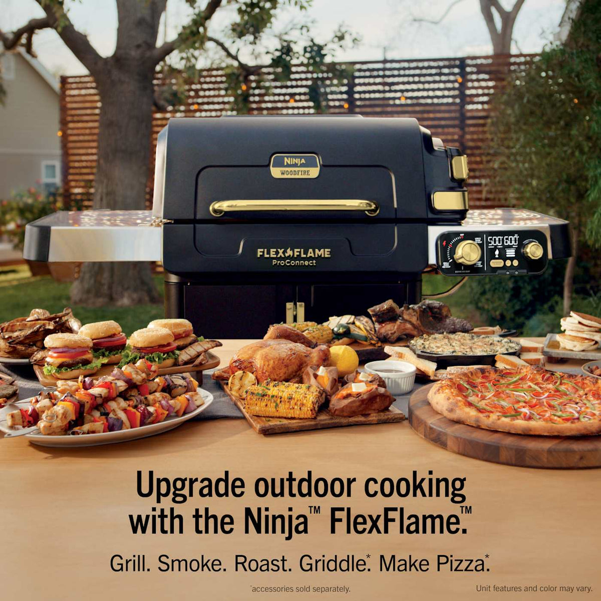 Ninja™ FlexFlame™ Grill and Smoker with ProConnect™