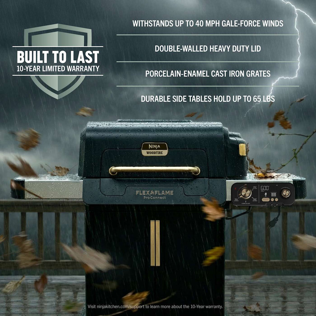 Ninja™ FlexFlame™ Grill and Smoker with ProConnect™