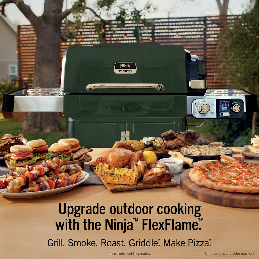 Ninja™ FlexFlame™ Propane Grill & Outdoor Cooking System, Green
