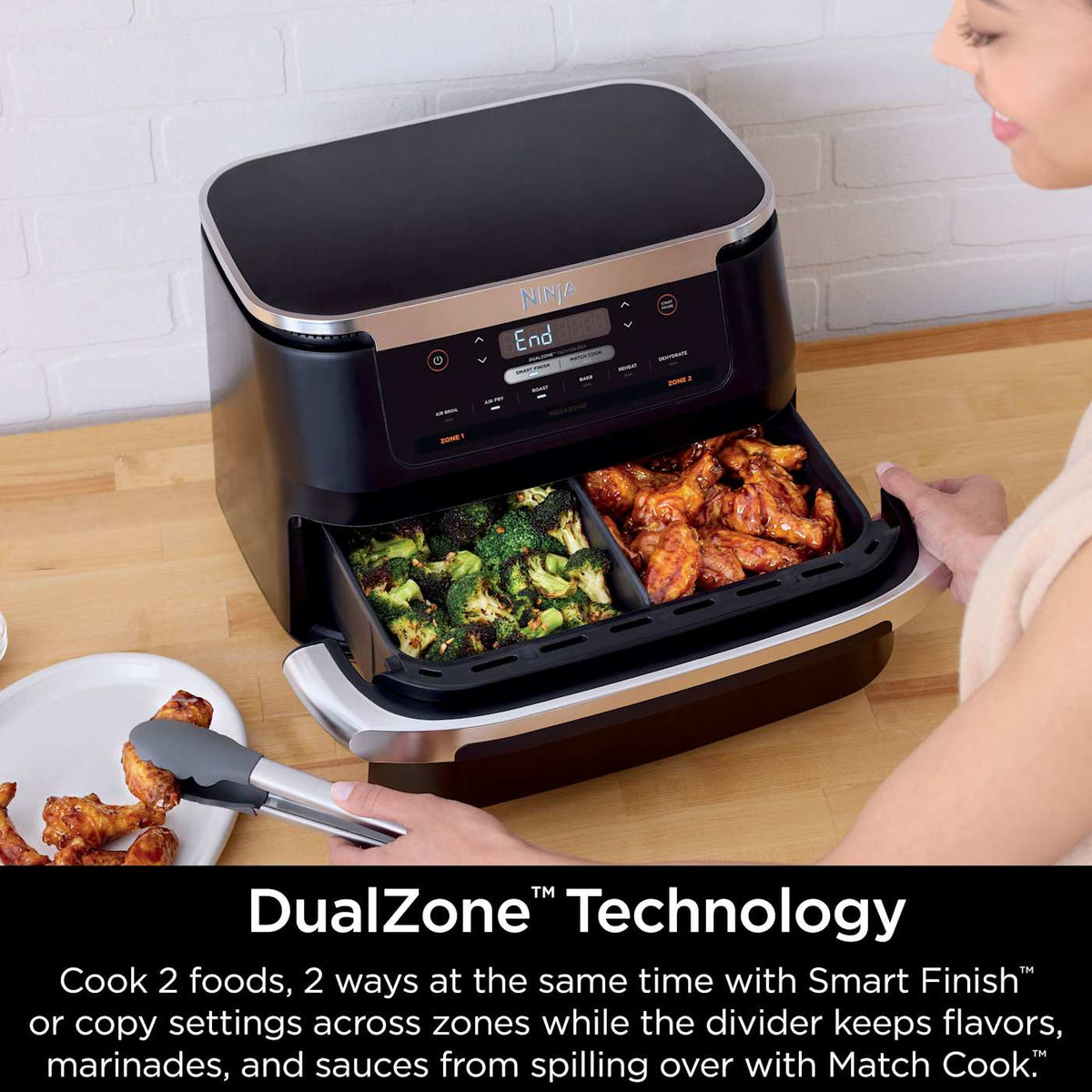 Ninja® Foodi® FlexBasket™ Air Fryer with 7-qt MegaZone™