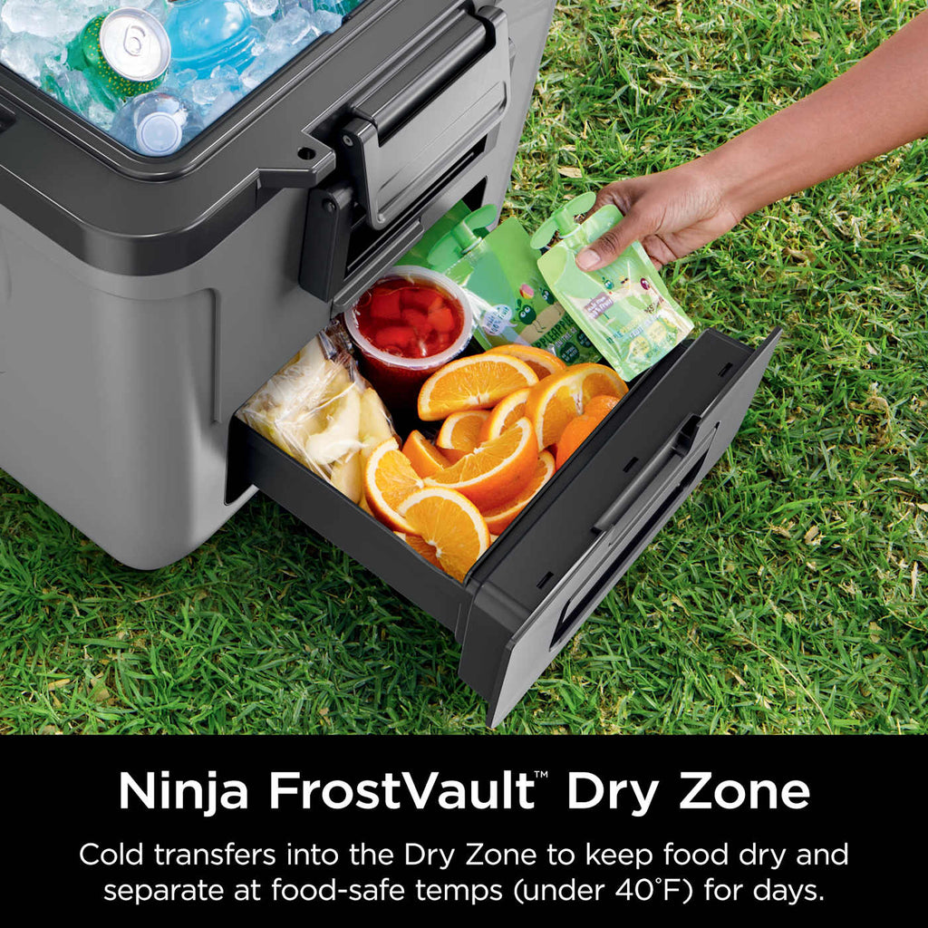Ninja FrostVault™ 30qt Wheeled Cooler with Dry Zone, Lakeshore Blue
