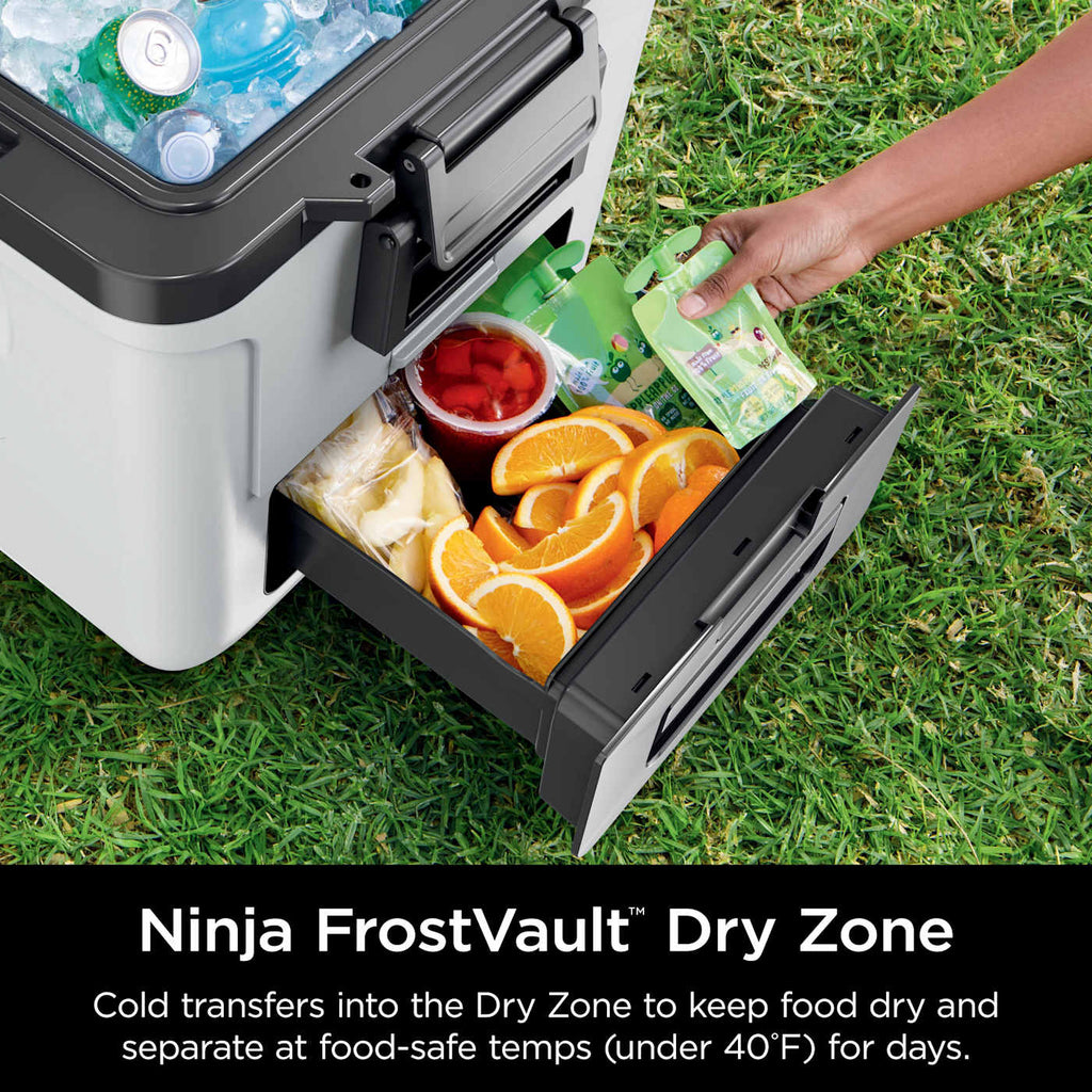 Ninja FrostVault™ 30qt Wheeled Cooler with Dry Zone, Lakeshore Blue