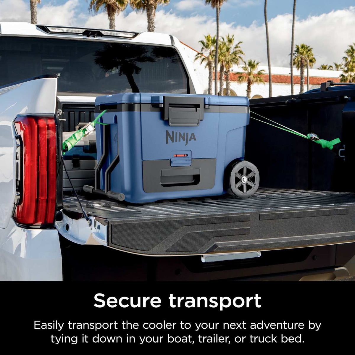 Ninja FrostVault™ 45qt Wheeled Cooler with Dry Zone, Lakeshore Blue