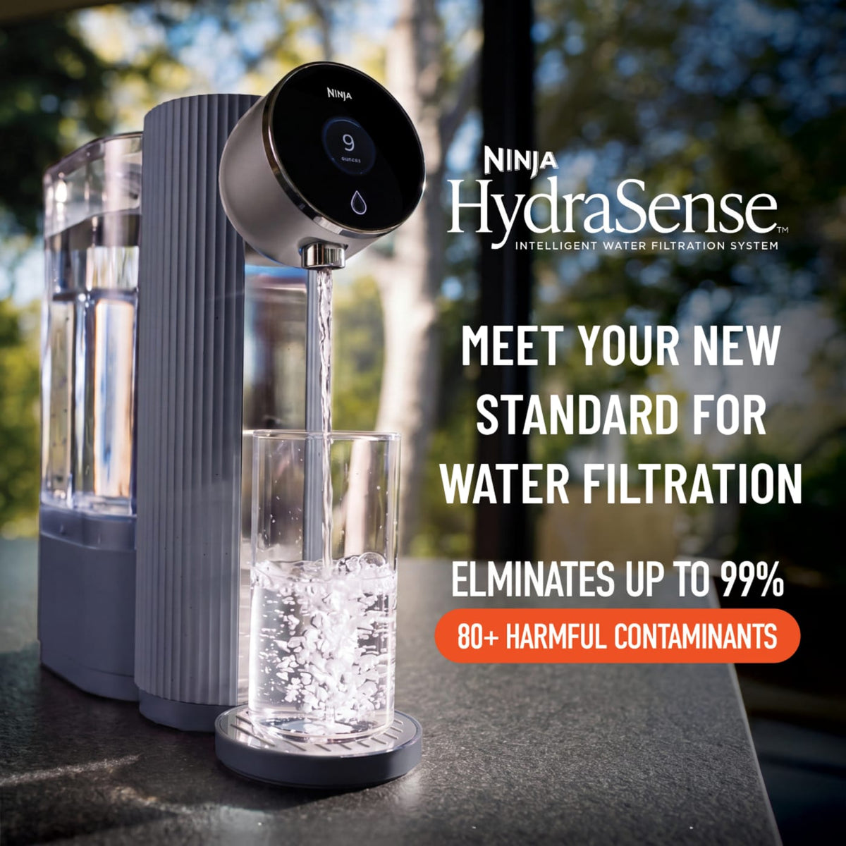 Ninja HydraSense™ Countertop Water Filtration System in Blue