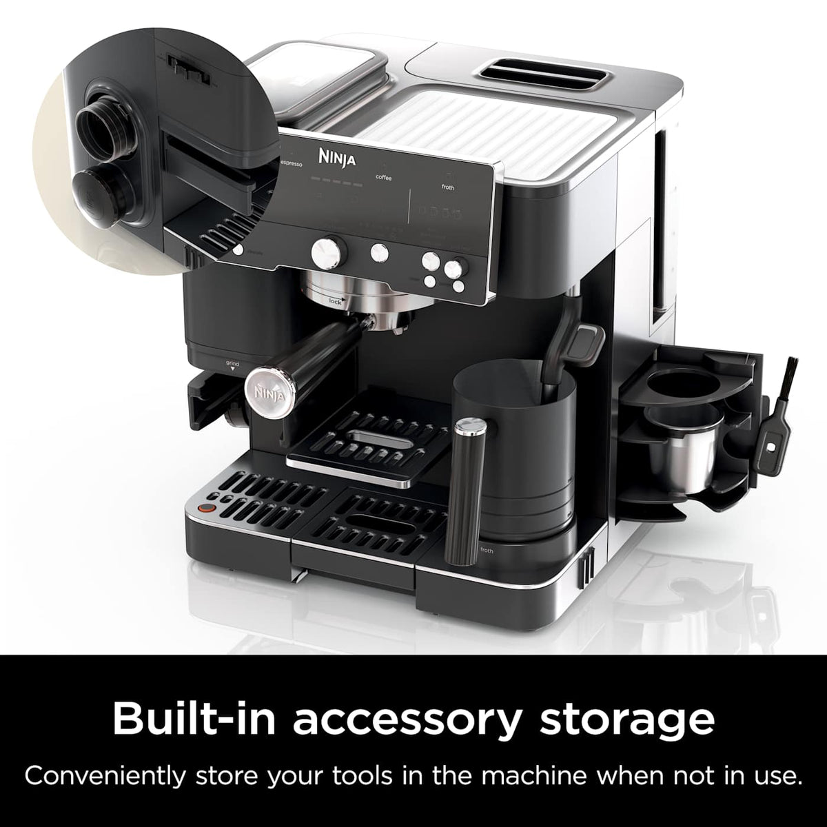 Ninja Luxe™ Café Premier Series 3-in-1 Espresso Machine Drip Coffee Maker & Cold Brew Machine