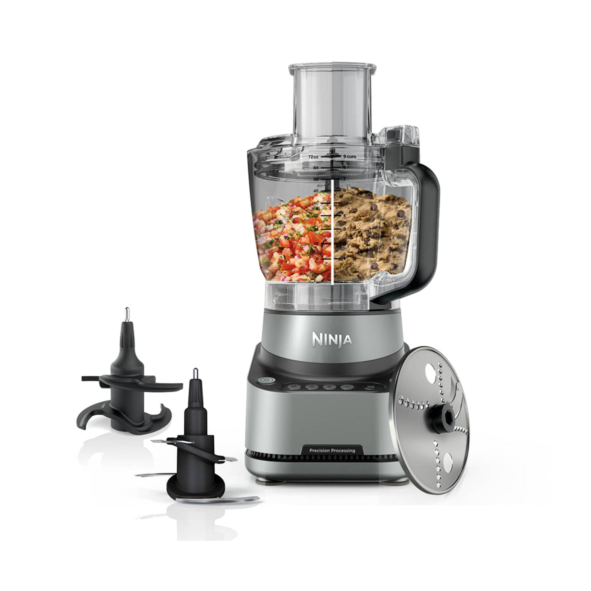 Ninja PrecisionPro™ Food Processor that Chops, Shreds, Purees, & Mixes Dough