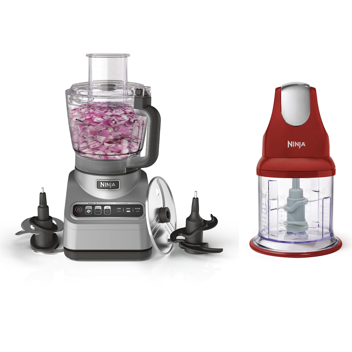 Ninja® Professional Food Processor and Express Chop® Bundle