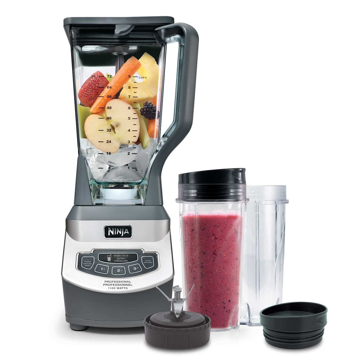 Ninja® Professional & Personal Blender With Nutri Ninja® Cups