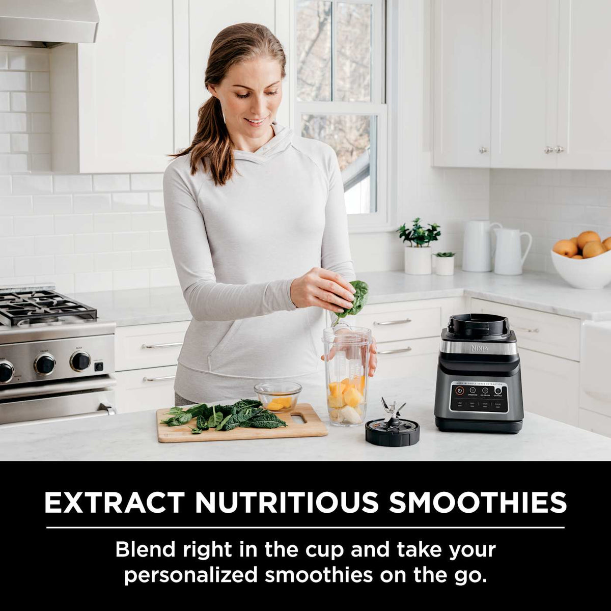 Ninja® Professional Plus & Personal Blender DUO® with Auto-iQ® & Nutri Ninja® Cups