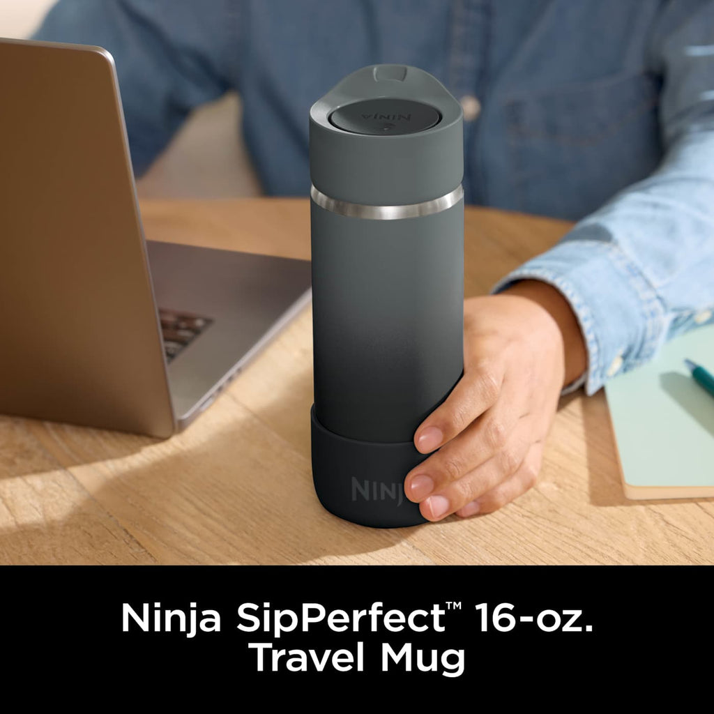 Ninja Sip Perfect™ 16oz Travel Mug, Jade Green