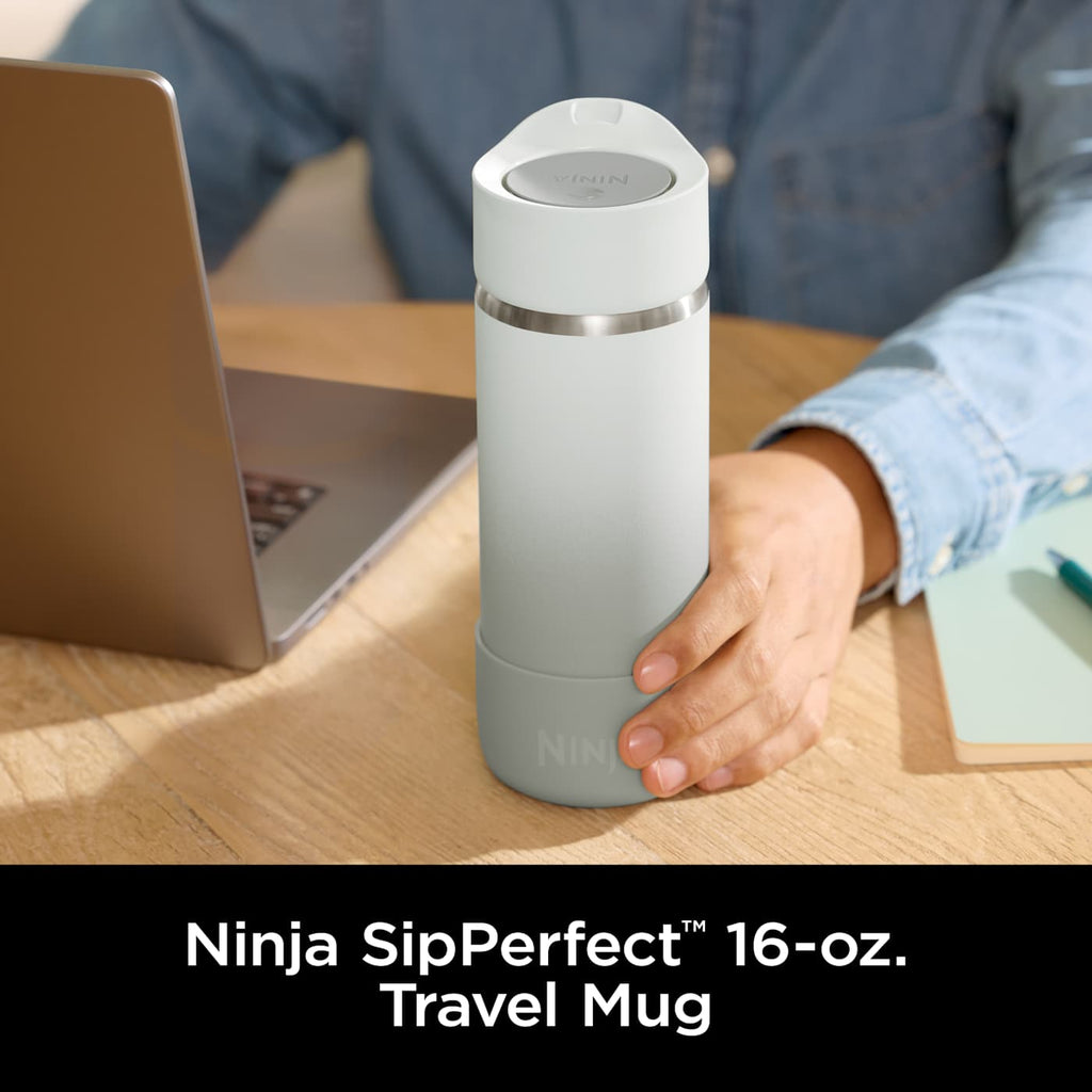 Ninja Sip Perfect™ 16oz Travel Mug, Jade Green