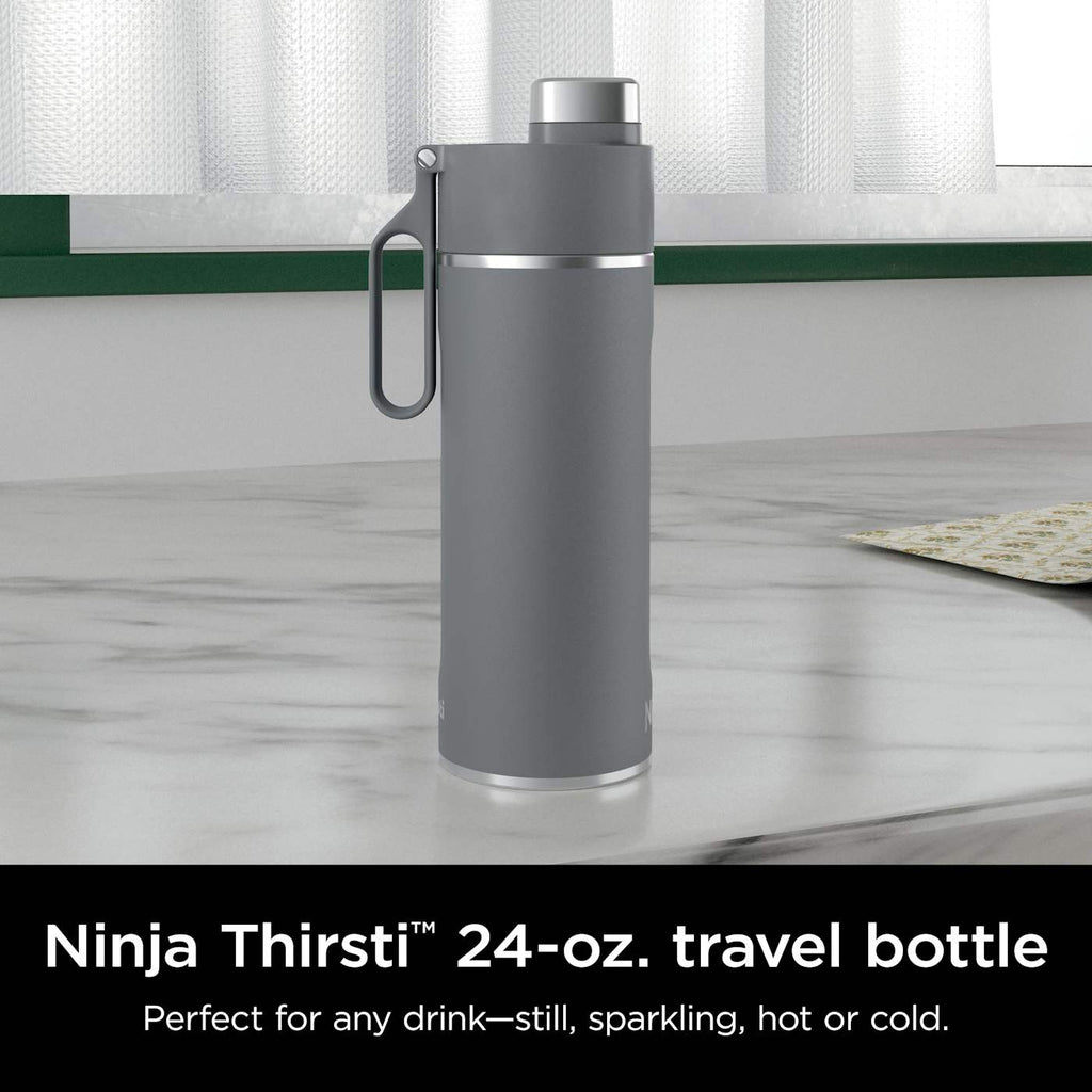 Ninja Thirsti™ 709mL. Travel Bottle, Blue