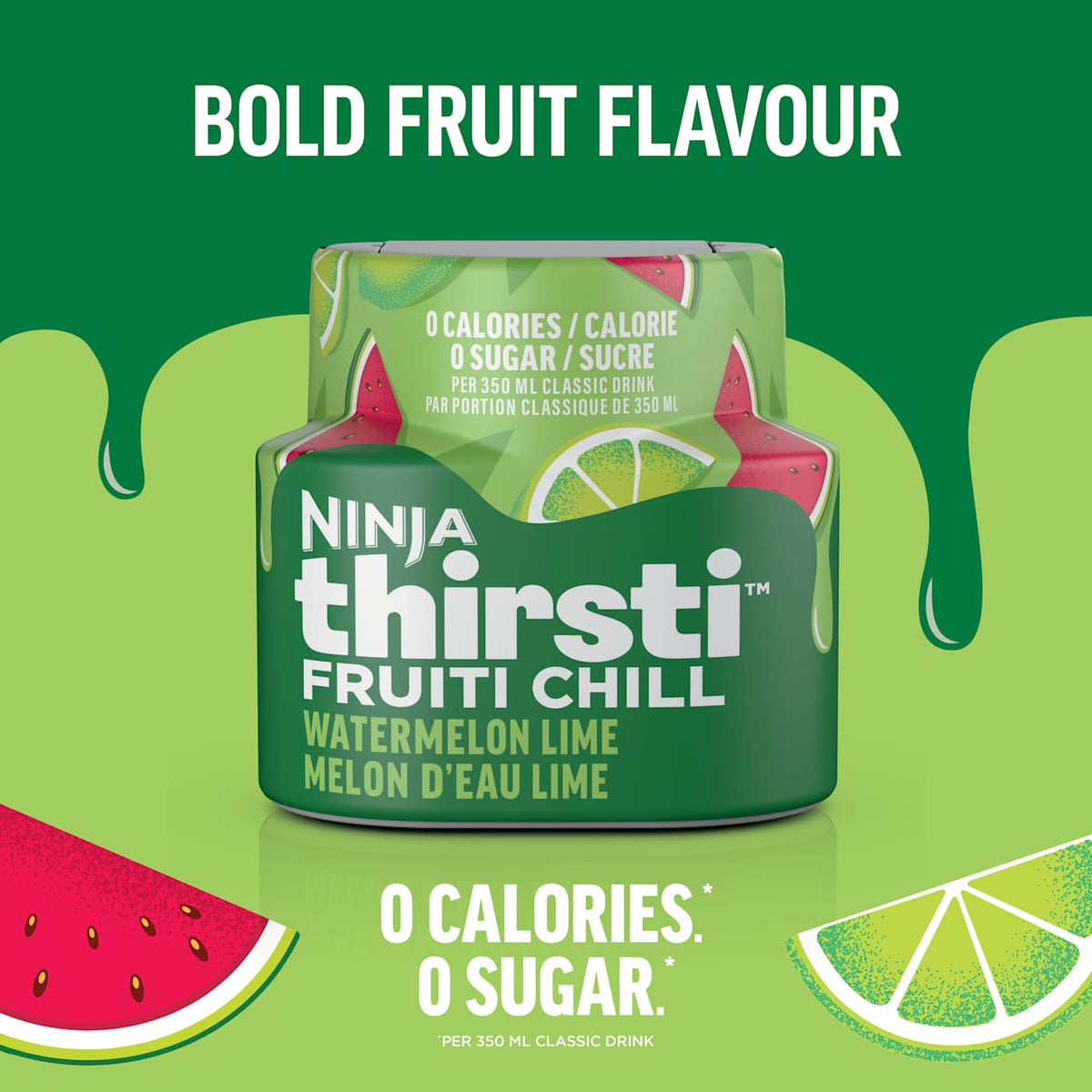 Ninja Thirsti™ FRUITI CHILL Watermelon Lime Flavored Water Drops