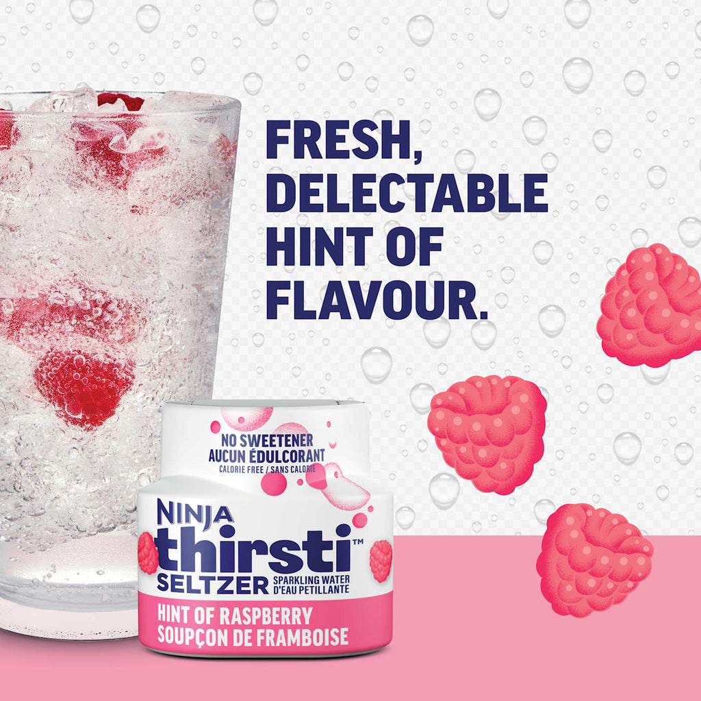 Ninja Thirsti™ SELTZER Raspberry Flavored Water Drops