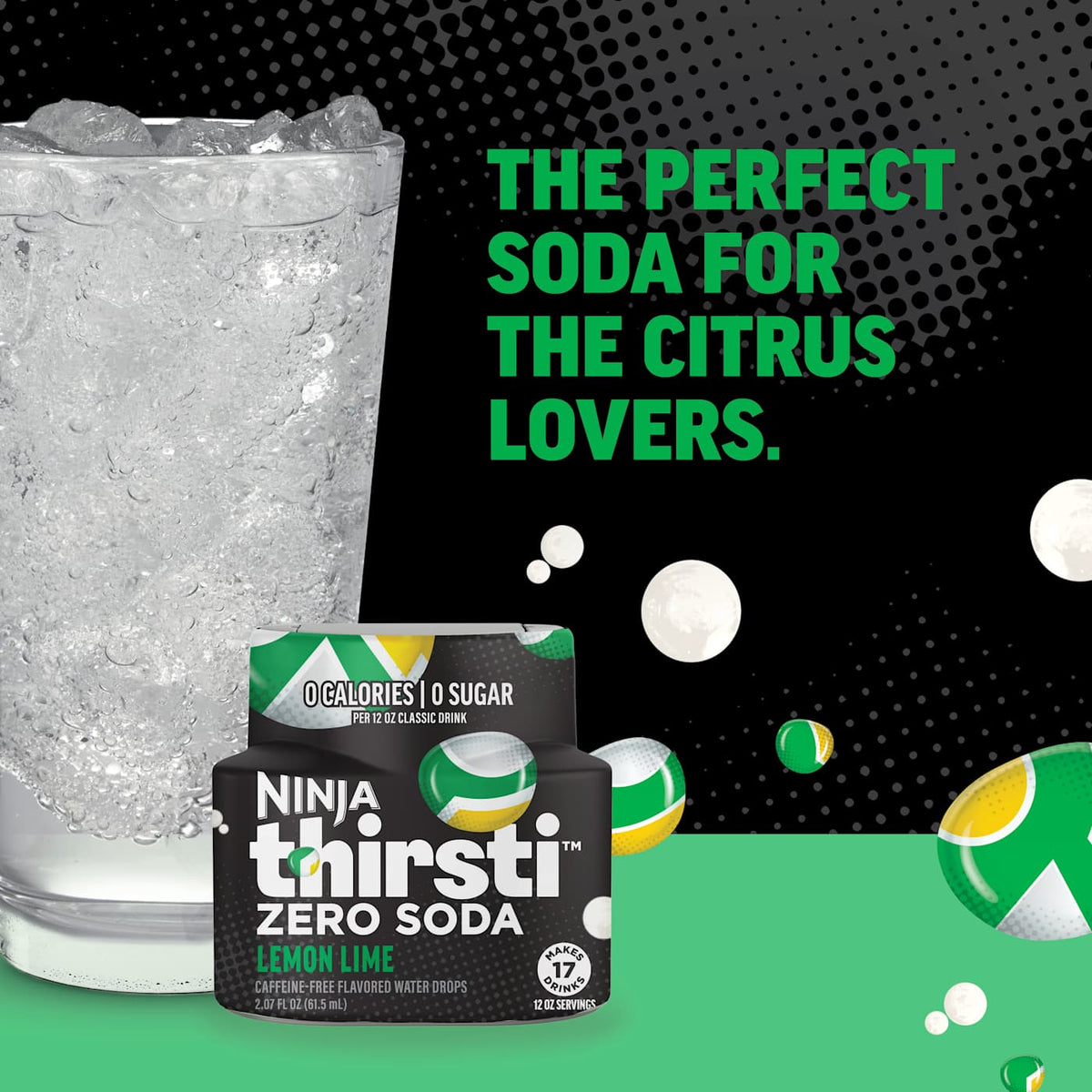 Ninja Thirsti ZERO SODA Lemon-Lime Soda Flavored Water Drops