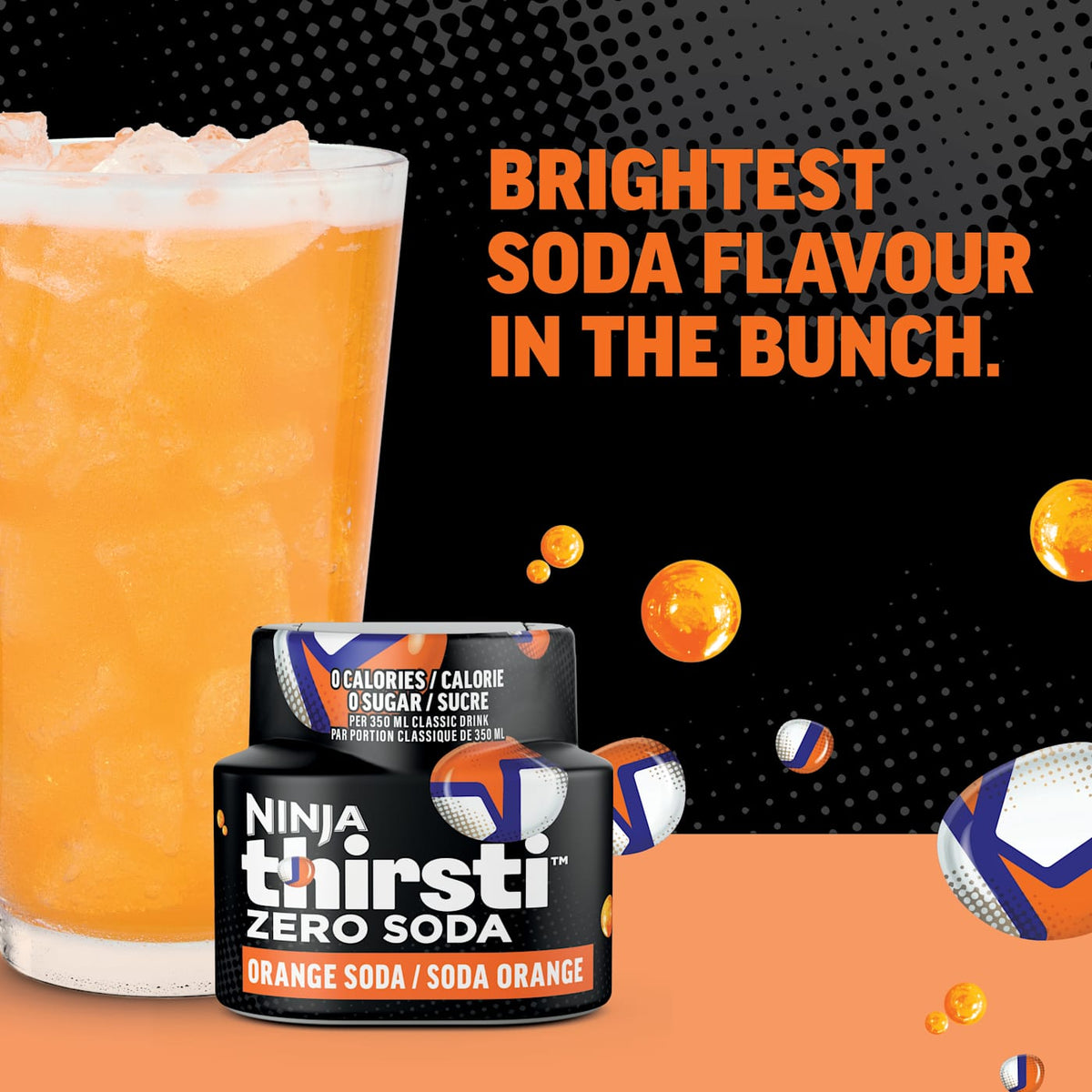 Ninja Thirsti ZERO SODA Orange Soda Flavored Water Drops