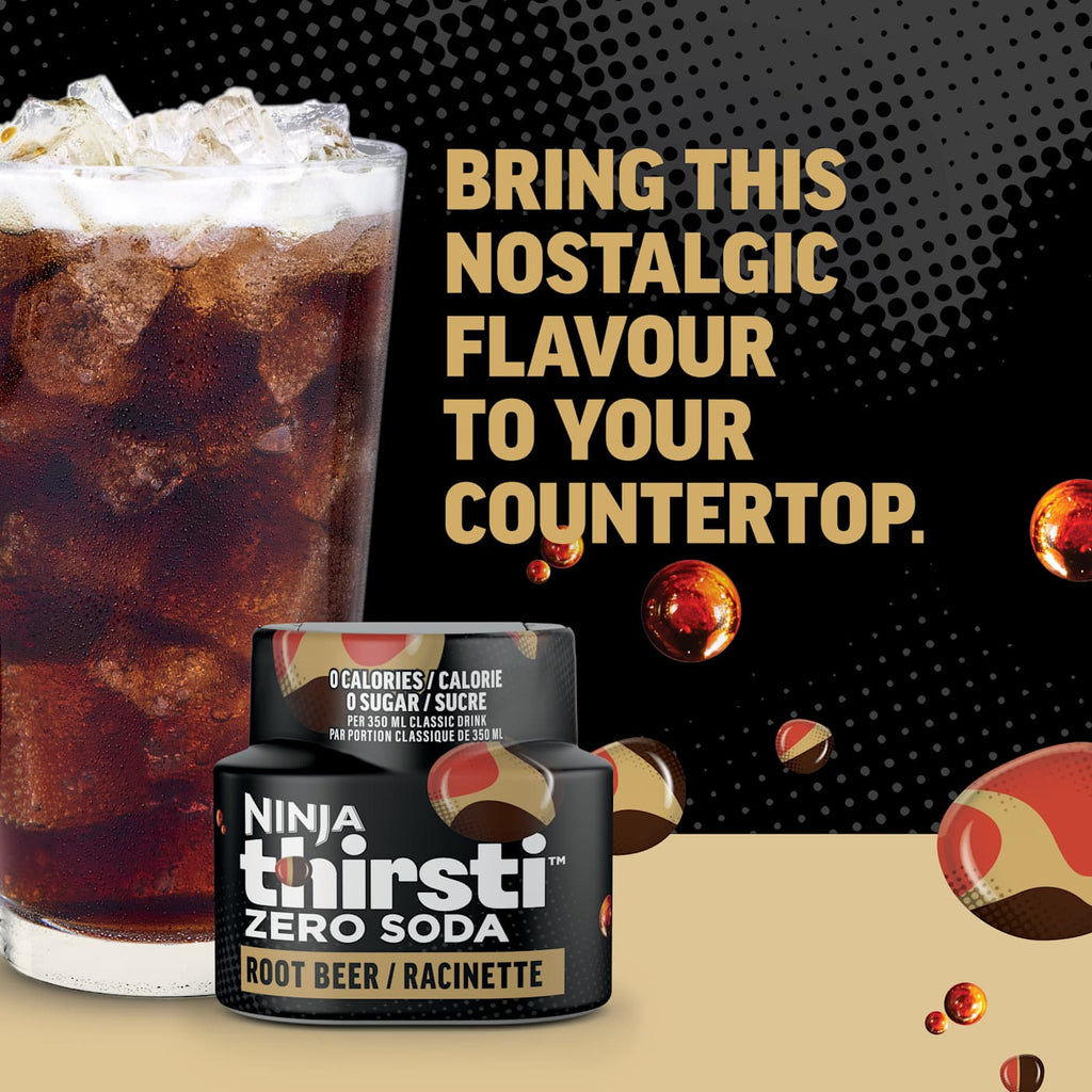 Ninja Thirsti ZERO SODA Root Beer Flavored Water Drops