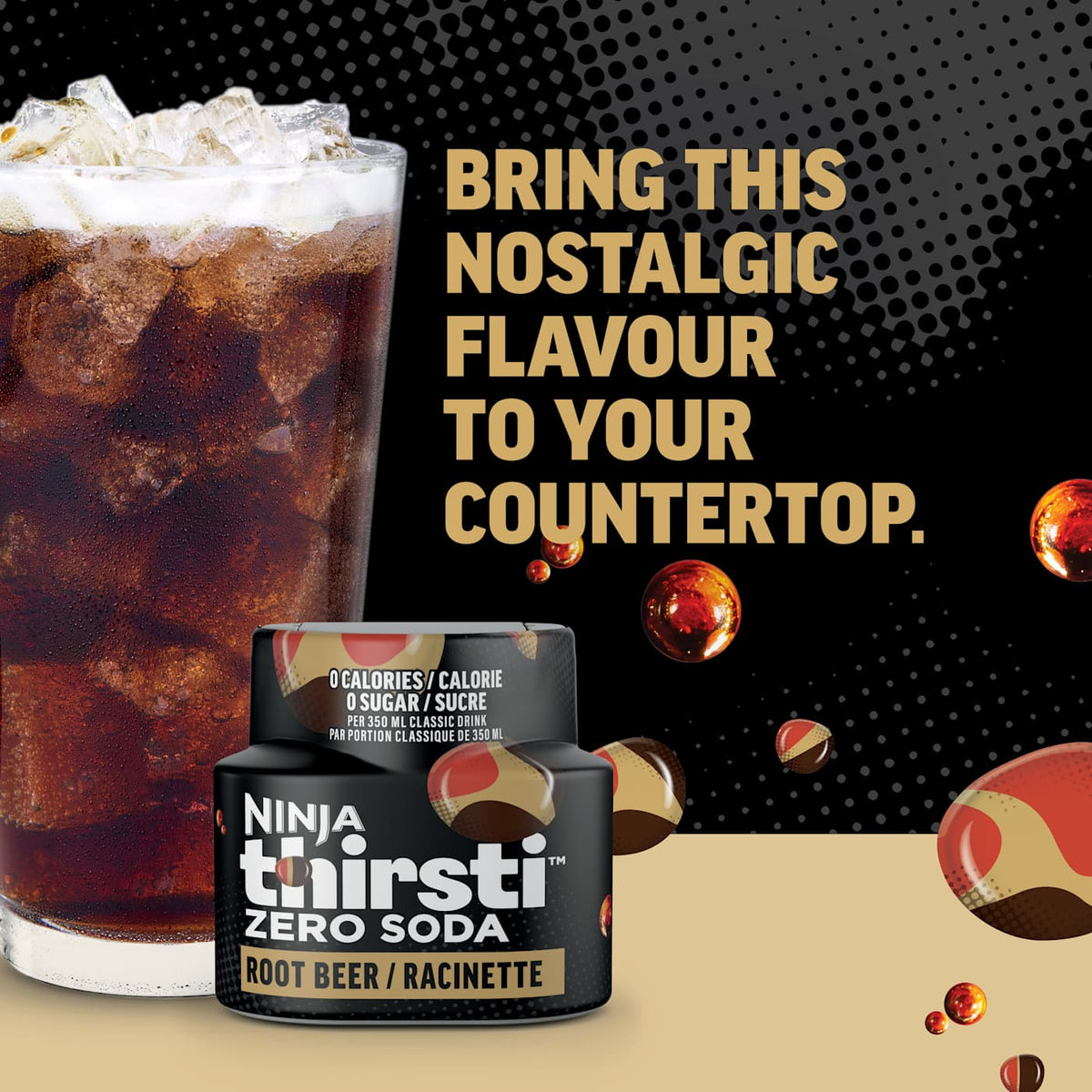Ninja Thirsti ZERO SODA Root Beer Flavored Water Drops