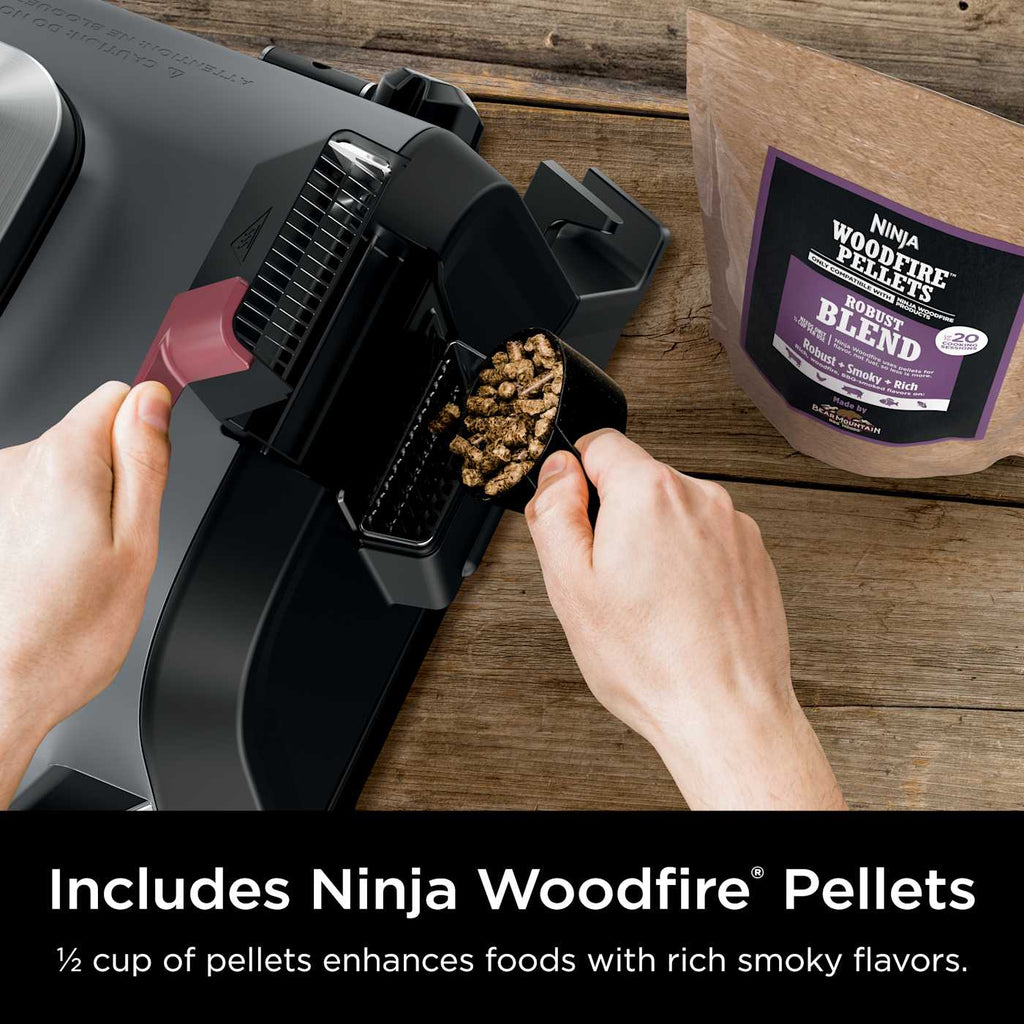 Ninja Woodfire® Outdoor Grill & Smoker, 6-in-1 Functionality