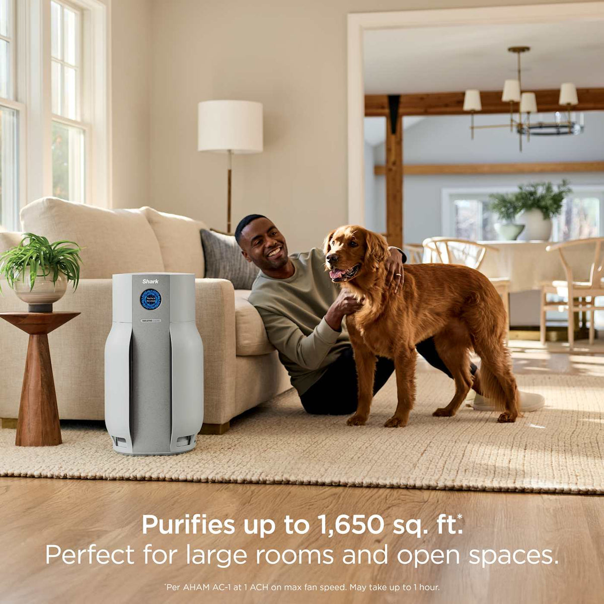 Shark BreatheClear™ Air Purifier MAX with NeverChange™, Dove