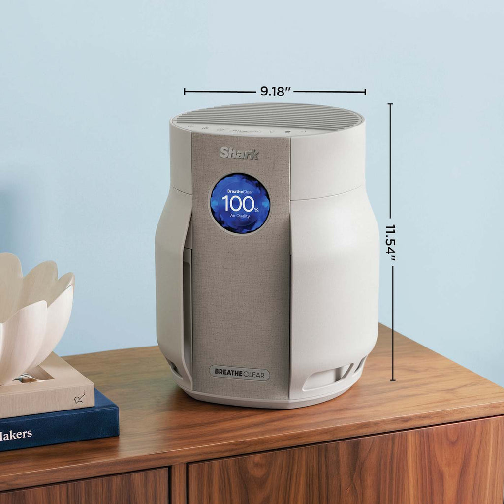 Shark BreatheClear™ Compact Pro Air Purifier with NeverChange™, Dove