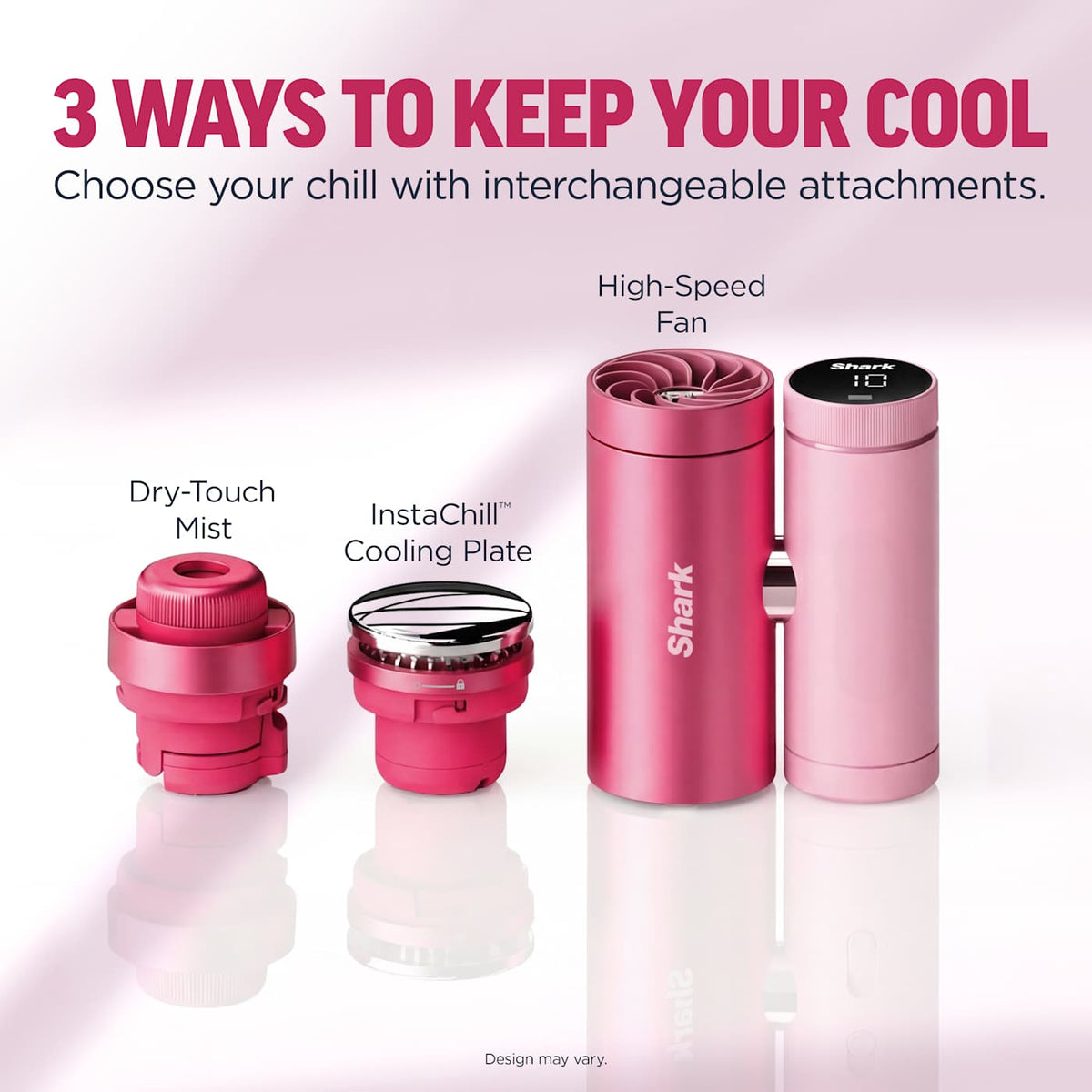 Shark® ChillPill™ 3-in-1 Personal Cooling System, Dragon Fruit