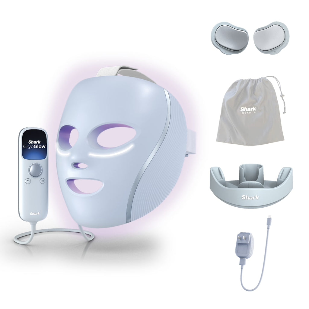 Shark™ CryoGlow™ Cooling + Red Blue & Infrared iQLED Face Mask with Charging Stand