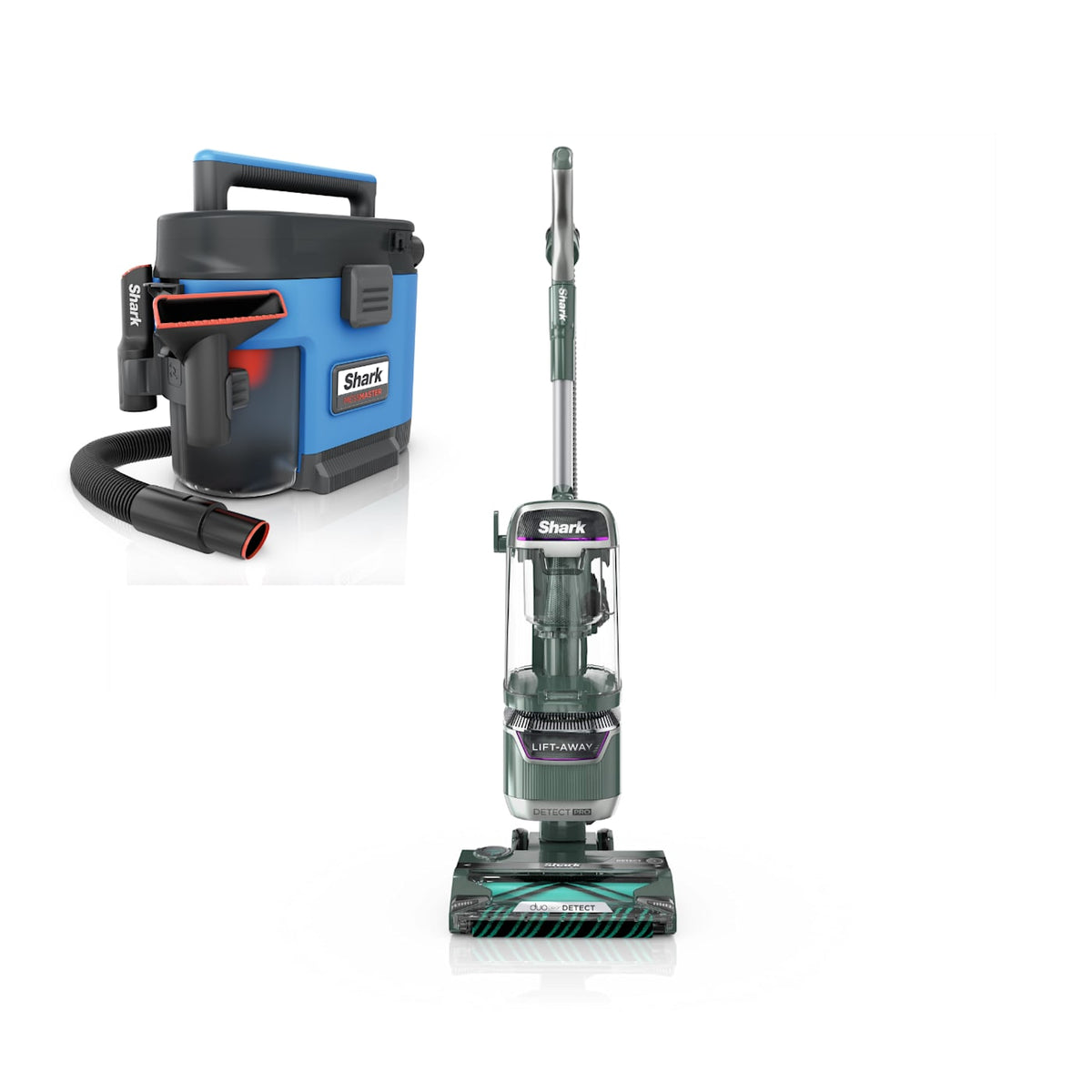 Shark® DetectPro® Lift-Away® ADV Upright Vacuum and Shark® MessMaster™ Portable Wet/Dry Vac Bundle