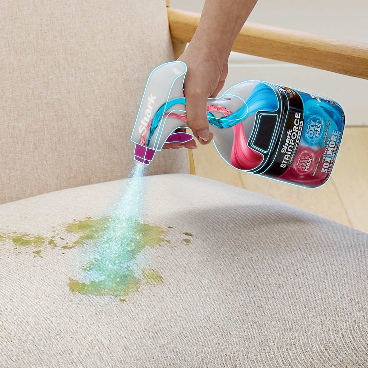 Shark® EveryMess™ Corded Portable Wet & Dry Vac and Stain Remover, Light Blue