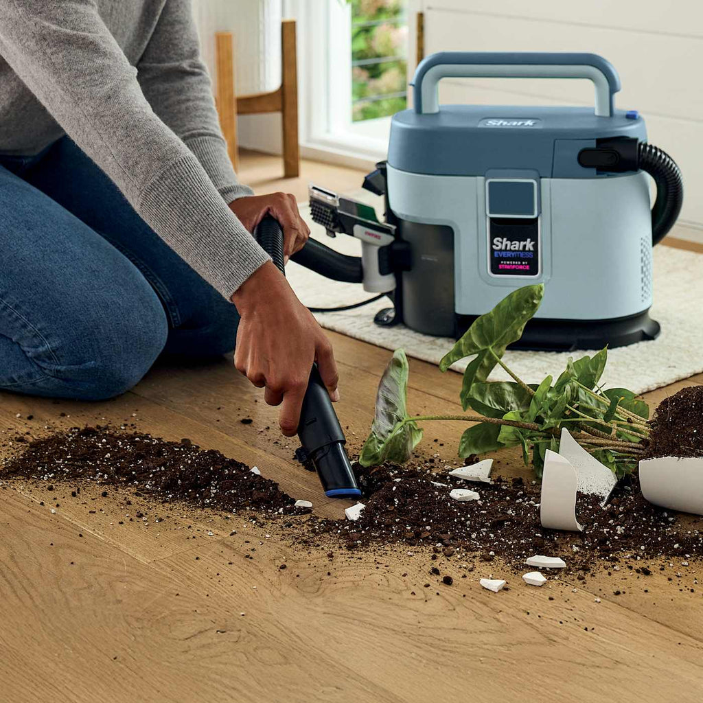 Shark® EveryMess™ Corded Portable Wet & Dry Vac and Stain Remover, Light Blue