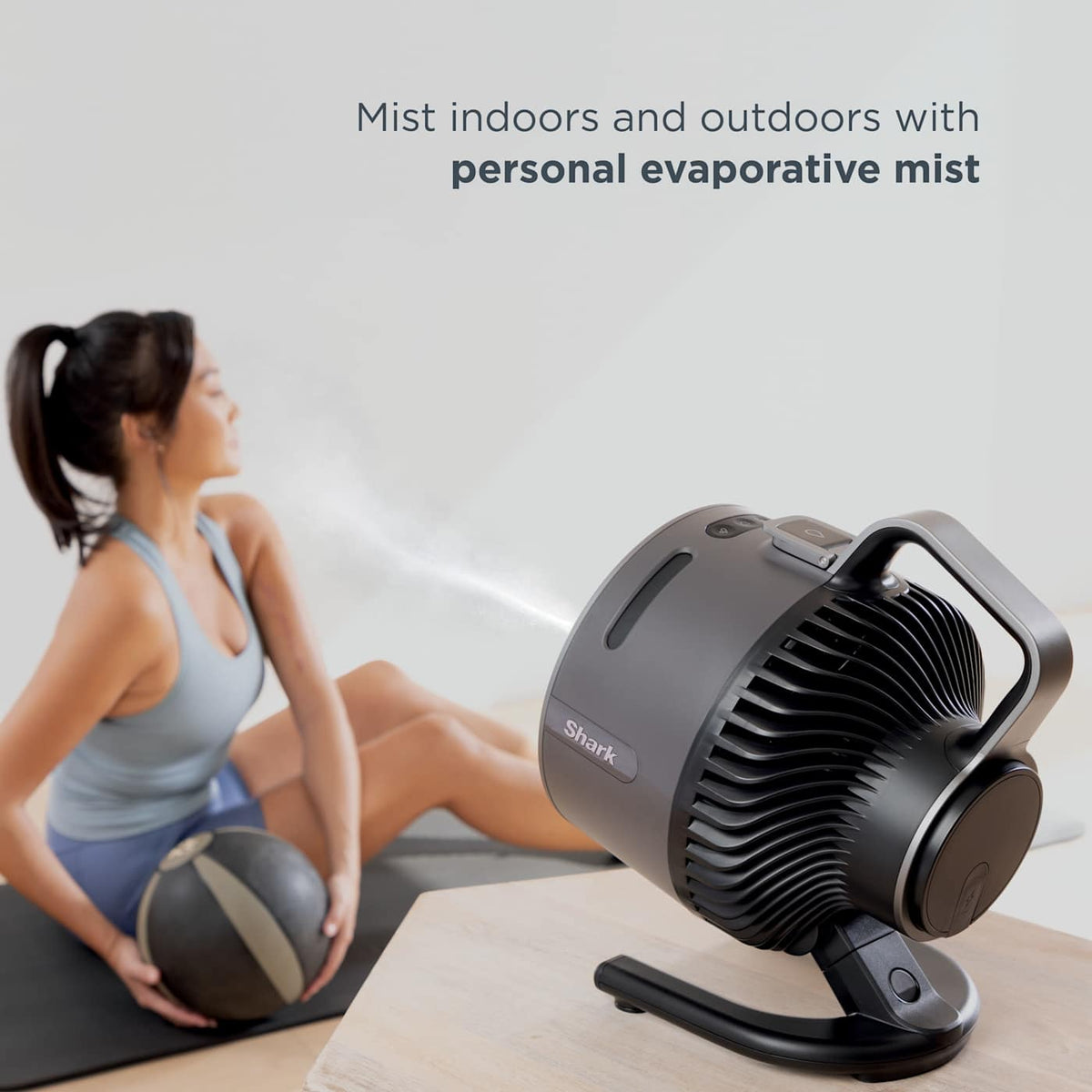 Shark™ FlexBreeze™ HydroGo™ Misting Portable Fan, Quartz