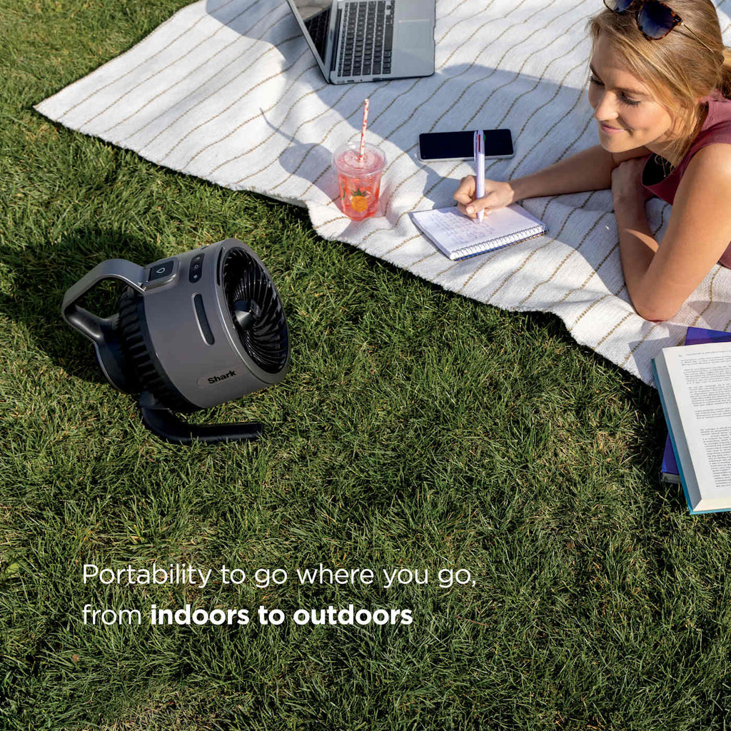 Shark™ FlexBreeze™ HydroGo™ Misting Portable Fan, Quartz