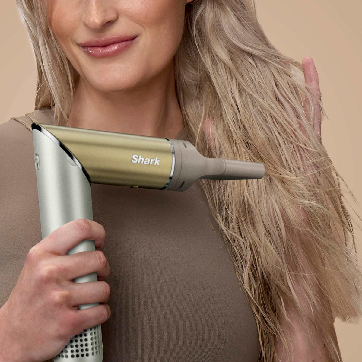 Shark Glam™ 5-in-1 Air Styler & Straightener in Gold