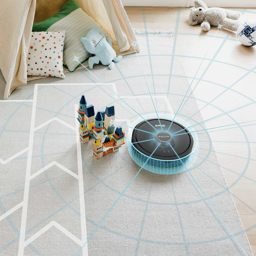 Shark Matrix™ Robot Vacuum for Carpets and Hardfloors with Self-Cleaning Brushroll and Precision Mapping