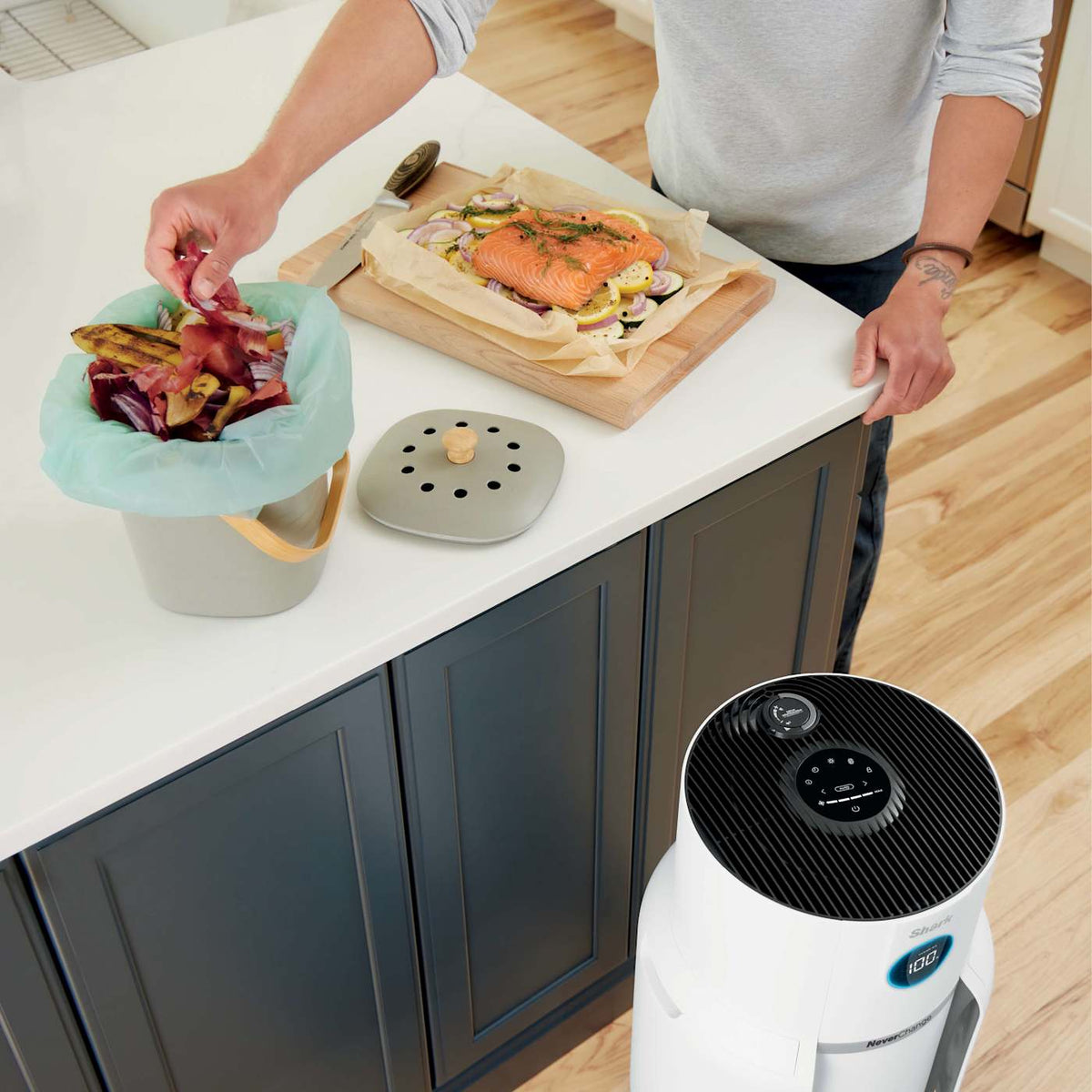 Shark NeverChange™ Air Purifier MAX and NeverChange™ Air Purifier Compact Pro Bundle