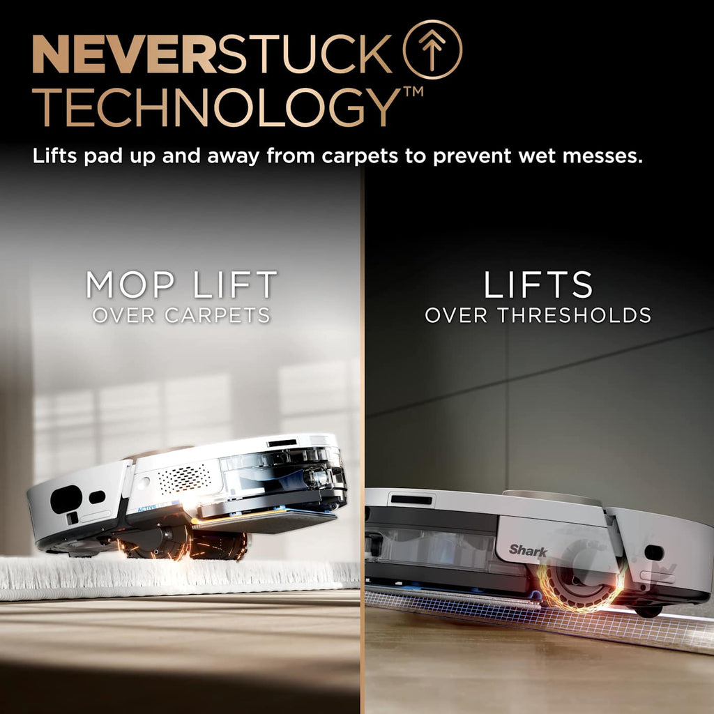 Shark PowerDetect™ 2-in-1 Robot Vacuum and Mop with NeverTouch™ Pro Base