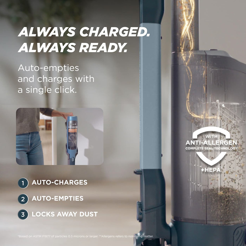 Shark PowerDetect Speed™ Cordless Vacuum Clean & Empty System, Ice Blue