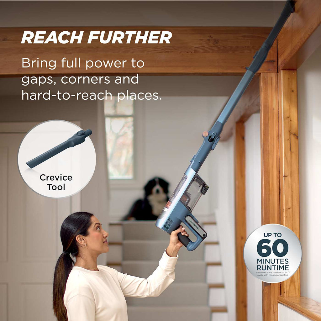 Shark PowerDetect Speed™ Cordless Vacuum Clean & Empty System, Ice Blue