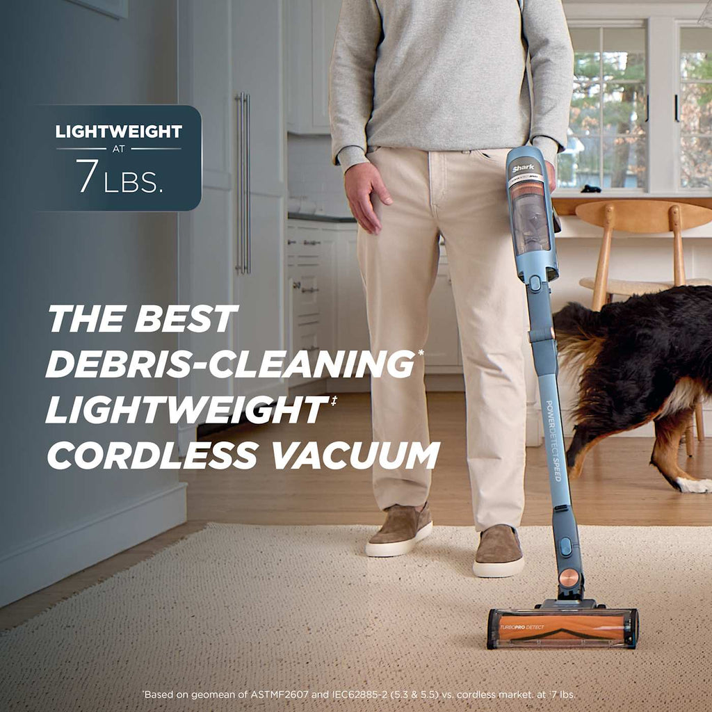 Shark PowerDetect Speed™ Cordless Vacuum Clean & Empty System, Ice Blue