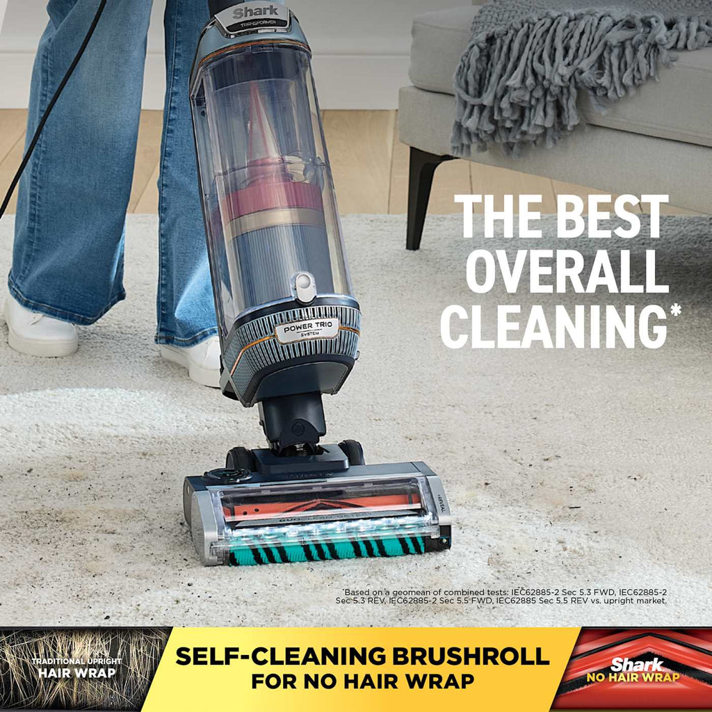 Shark® PowerDetect® Transformer™ PowerTrio System Upright Vacuum with Detect and Reveal