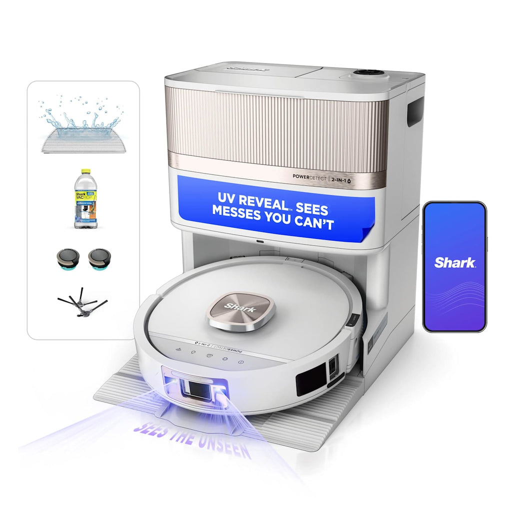 Shark® POWERDETECT™ UV Reveal 2-in-1 Robot Vacuum