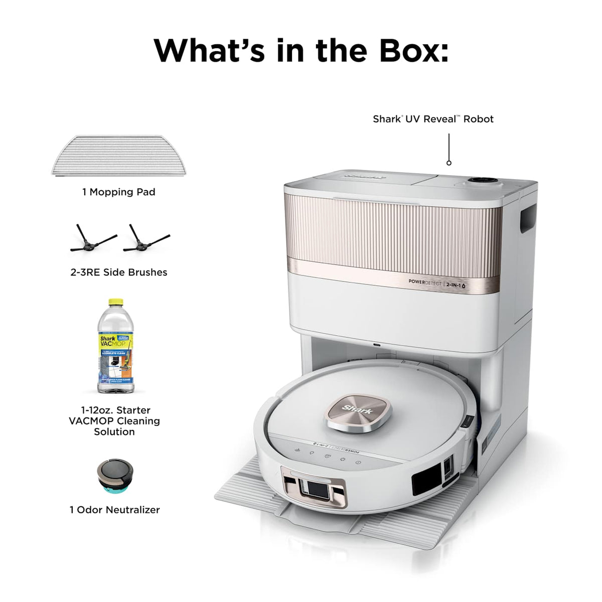 Shark® POWERDETECT™ UV Reveal 2-in-1 Robot Vacuum