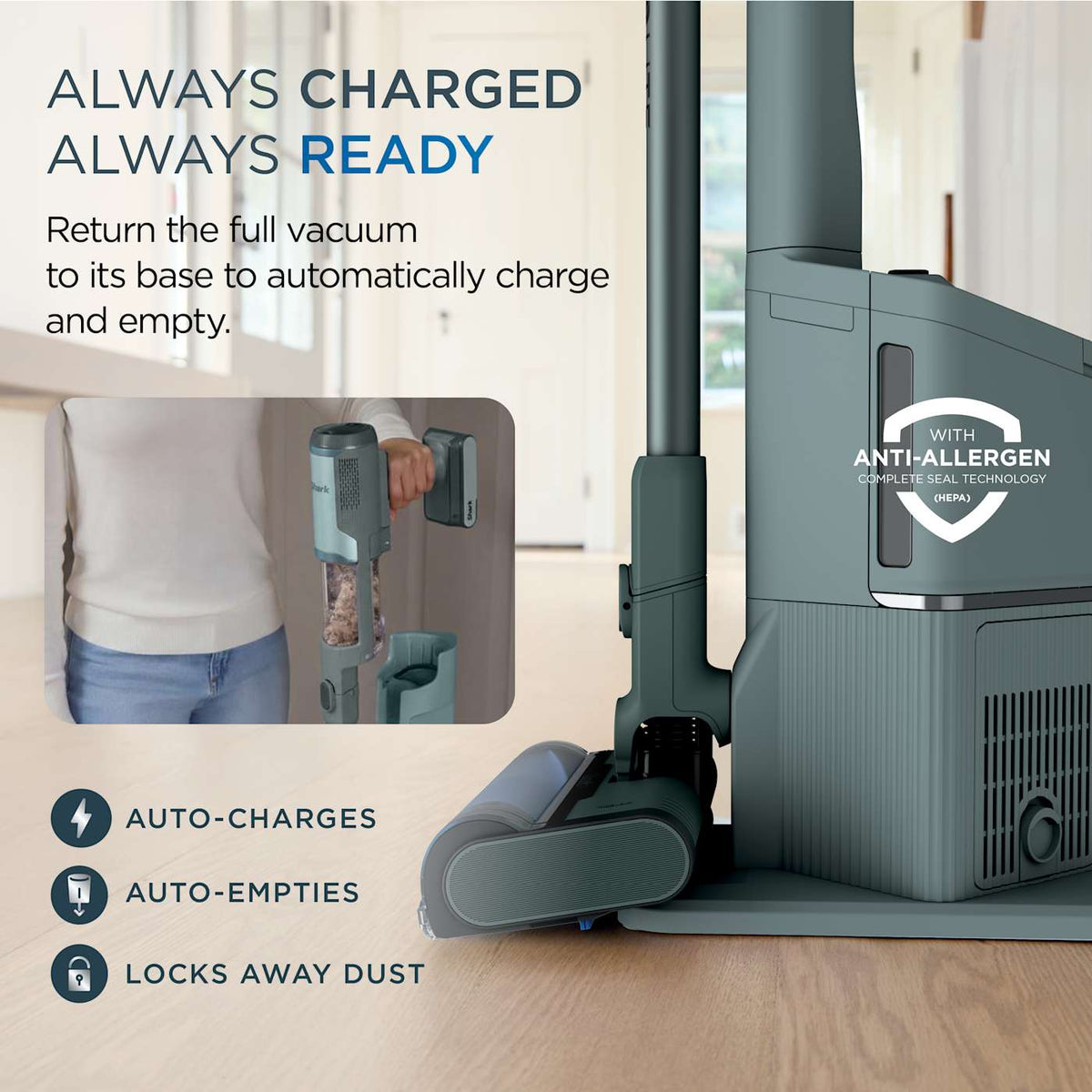 Shark® PowerLite Cordless Vacuum with Clean & Empty System