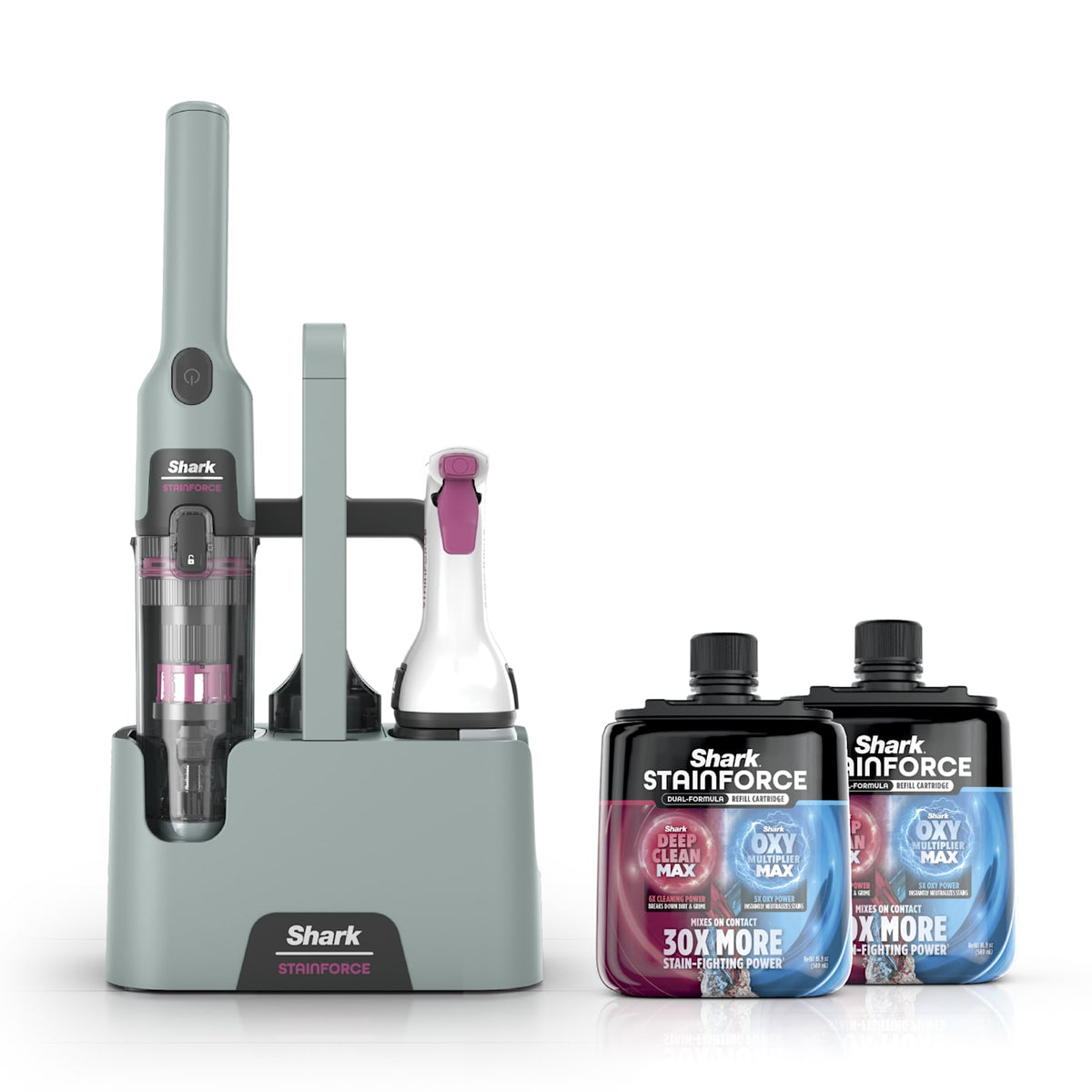 Shark StainForce™ Portable Spot & Stain Cleaner & Refill Cartridge Bundle